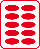domed labels sheet