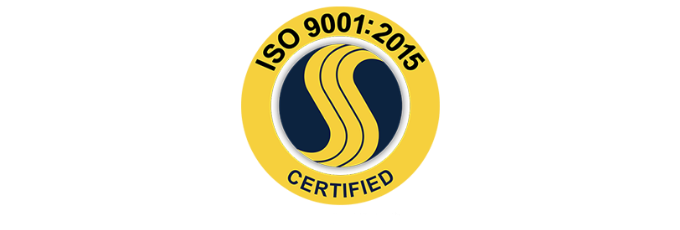 ISO9001-2015 White text logo