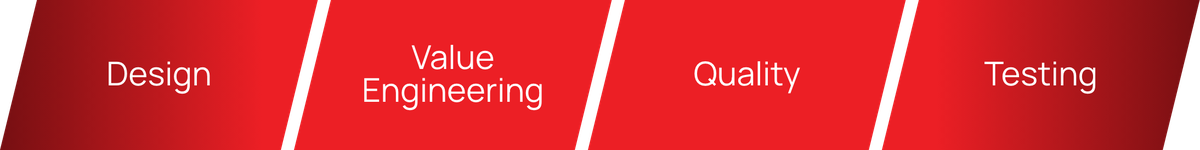 tailored service graphic, design, value engineering, quality, testing
